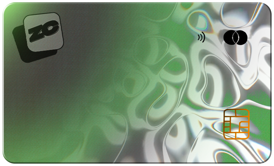 Zod Acid Mastercard, green chrome